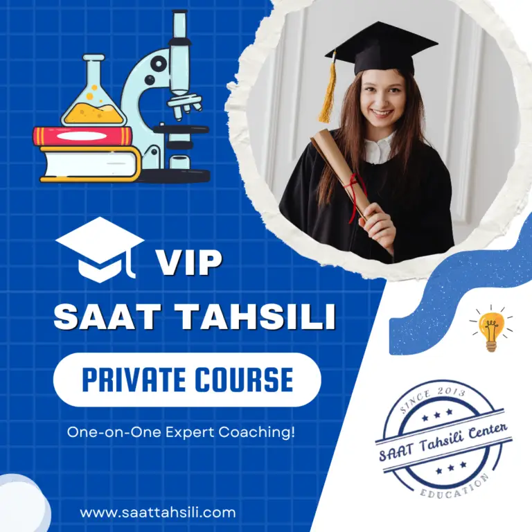 VIP SAAT Tahsili Private Course