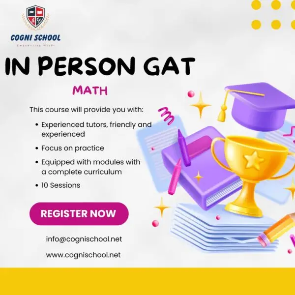 GAT Math Success Program (In-Person - Riyadh Only)